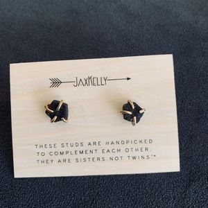 JaxKelly Black Druzy Prong